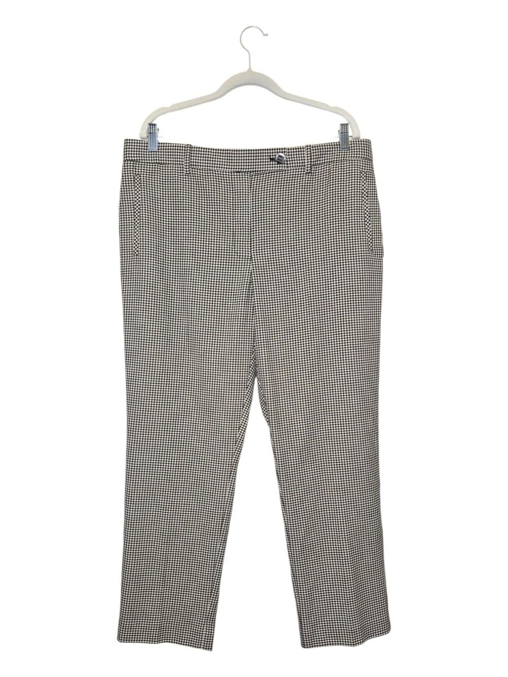 NWT Karl Lagerfeld Paris Tailored Houndstooth Dress Pants Size 14